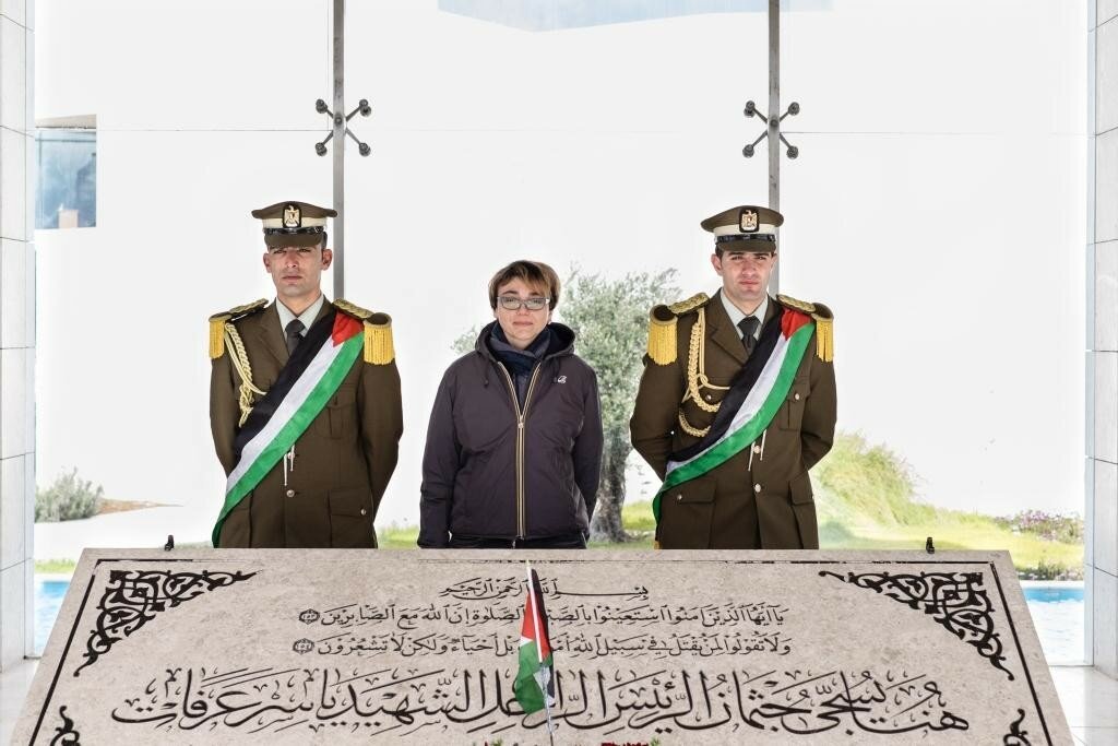 Ricordi di viaggio: Palestina, alla tomba di Arafat